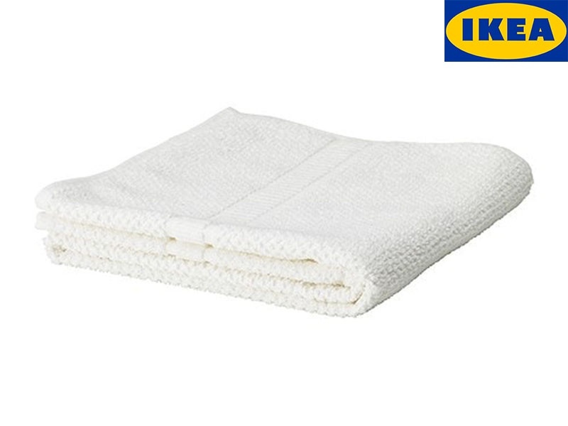 Сет од 5 мали крпи за во бања во бела боја - модел FRÄJEN од „Ikea“