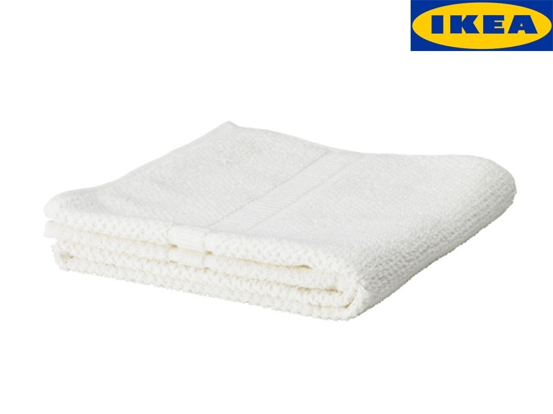 Сет од 3 големи крпи во бела боја за во бања - модел FRÄJEN од „Ikea“