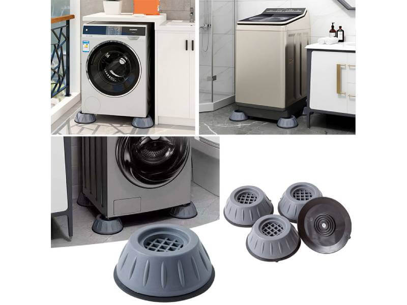 Сет анти-вибрациски подлоги за машина за перење