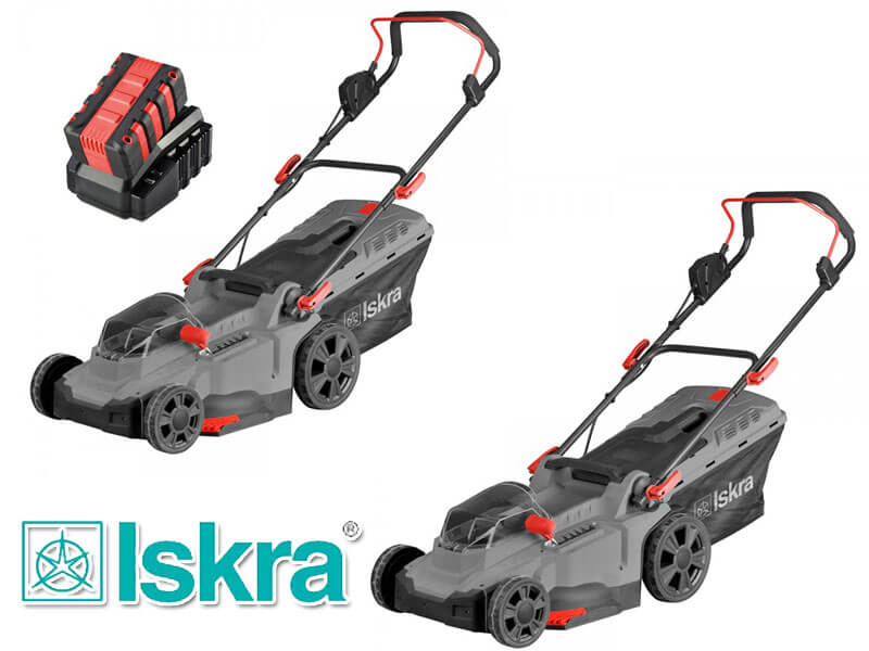 Iskra акумулаторска косилка за трева - модел IX-LM36-SET или IX-LM36 + 2 год. гаранција + бесплатна достава