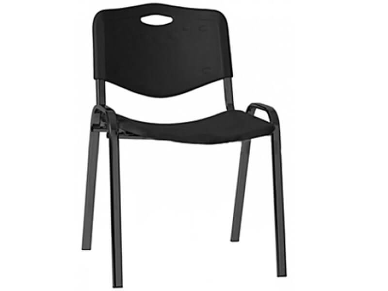 Посетителски стол - модел ISO BLACK